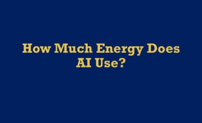 how much energy does AI use