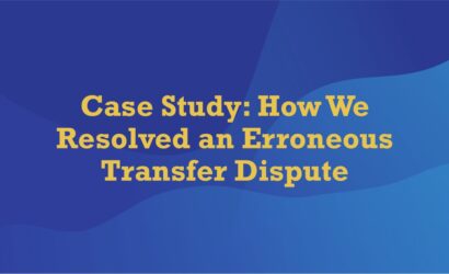 Business Energy Erroneous Transfer Dispute